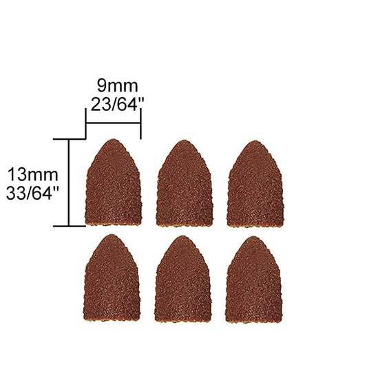 Proxxon - Sanding drum with 10 sanding caps 5 each 80 and 150 grit