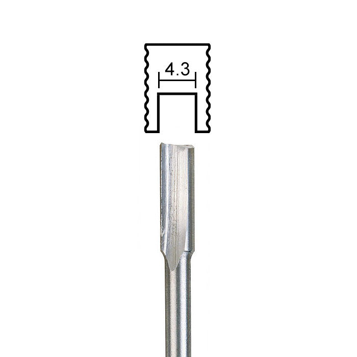 Proxxon - Router bit, straight 3/16"