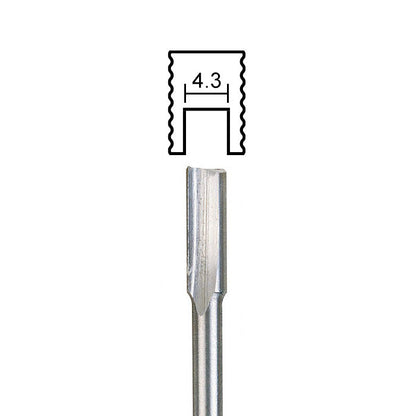 Proxxon - Router bit, straight 3/16"