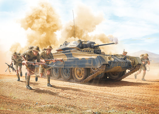 Italeri - 1:35 “Crusader” Mk. II With 8th Army