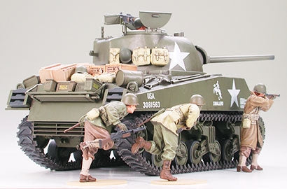 Tamiya - U.S. Medium Tank M4A3 Sherman 75mm Gun 1:35 Scale