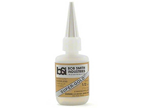 Super-Gold Thin Odorless Foam-Safe Glue, CA 1/2 oz.