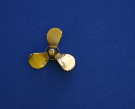 Dumas - BRASS PROP 3 BLADE LH 1-1/2'' DIAMETER