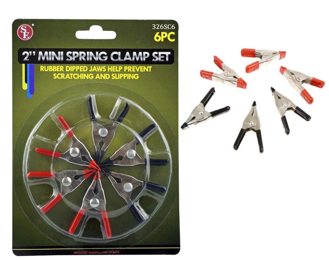 Sona 6 Piece Mini-Spring Clamp Set