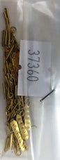 Mantua - 37360 Brass Gun Port Hinges - 0.3 x 2 x 10 MM - Pack of 10 pcs.