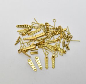 Mantua - 37360 Brass Gun Port Hinges - 0.3 x 2 x 10 MM - Pack of 10 pcs.