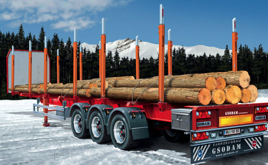 Italeri - 3868s TIMBER TRAILER 1/24 Scale