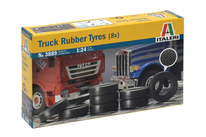 Italeri - 1:24 Truck Rubber Tyres (8x)