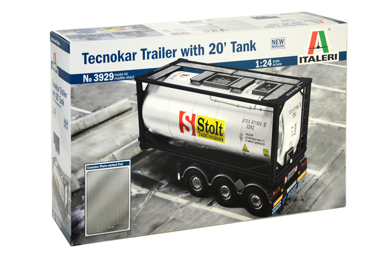Italeri - Tecnokar 20ft Tank Trailer 1:24 Scale