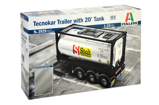 Italeri - Tecnokar 20ft Tank Trailer 1:24 Scale