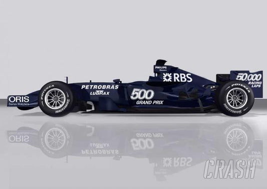 Tameo - SLK055 Williams FW29B Toyota "Test Vehicle" - 2008 - White Metal Car Kit - Scale 1:43, Made in Italy