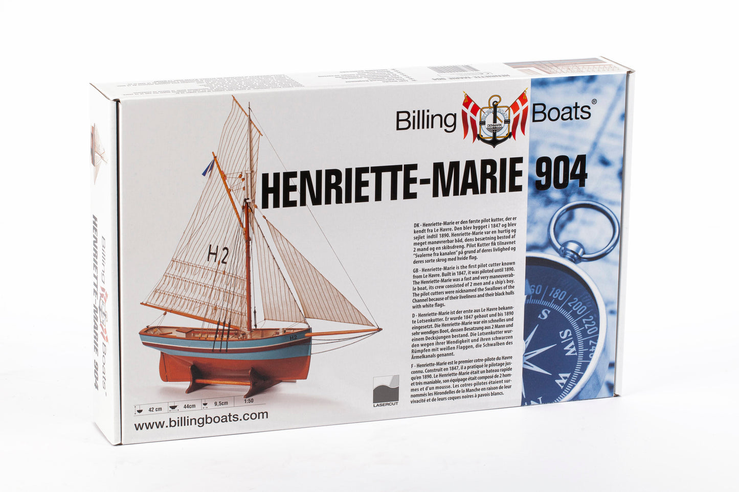 Billing Boats - 1:50 HENRIETTE MARIE - Wooden hull