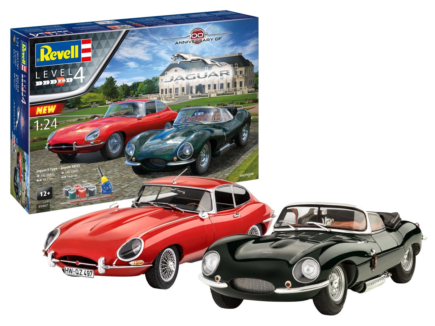 Revell - Gift Set Jaguar 100th Anniversary 1:24 Scale