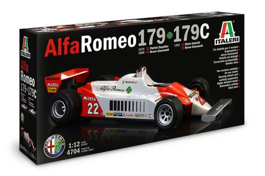 Italeri - Alfa Romeo 179 - 179C Formula 1 1:12 Scale