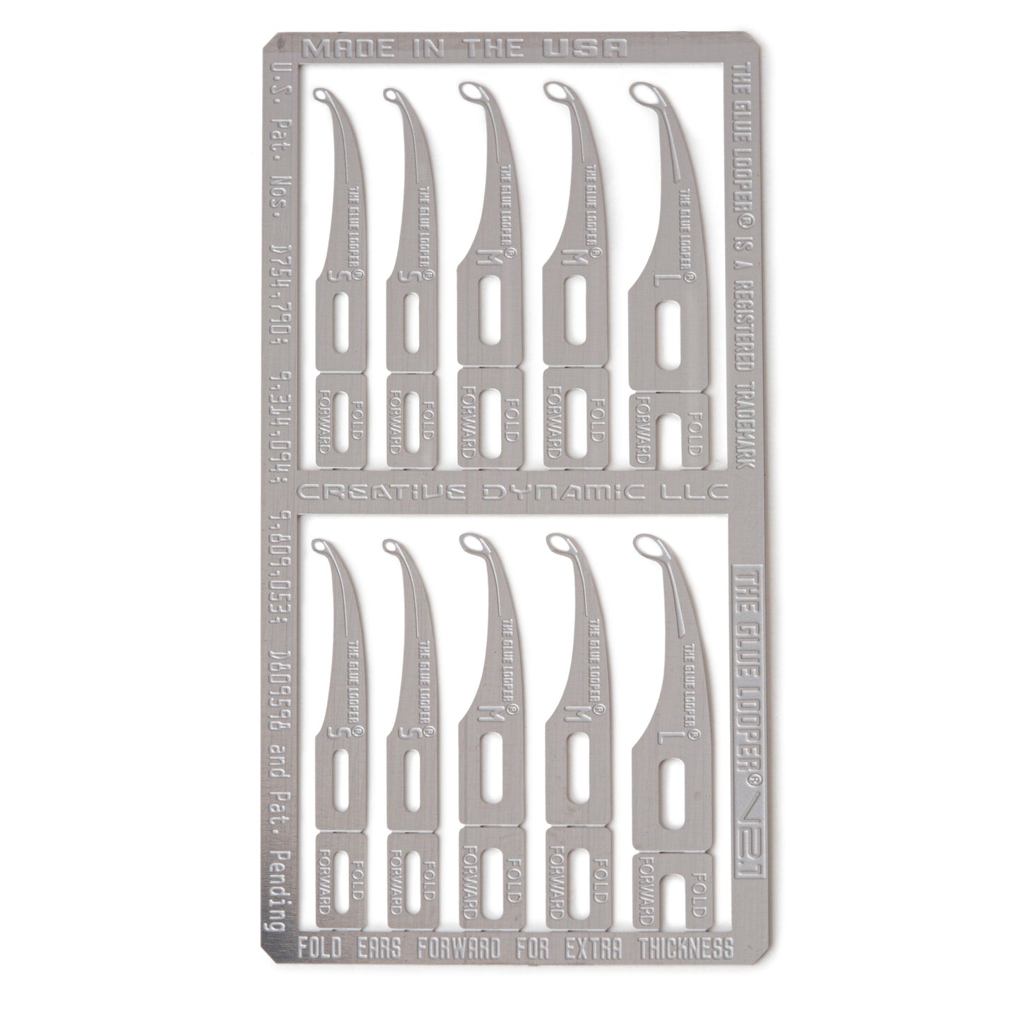 Creative Dynamics - GLUE LOOPERS V2.1, SET OF 10 MICRO-GLUE APPLICATORS