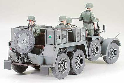 Tamiya - Krupp Protze 1 ton (6x4) Kfz.69 Towing Truck with 3.7cm Pak 1:35 Scale
