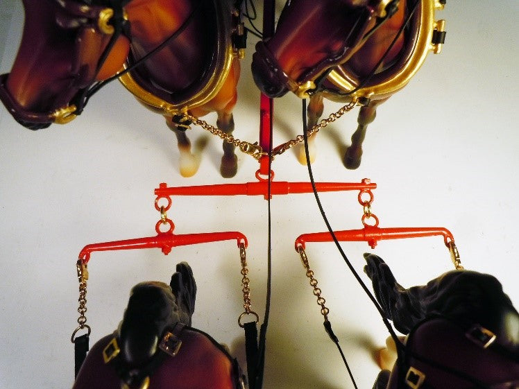 Four Horse Hitch and Harnesses (Horses available but not included)