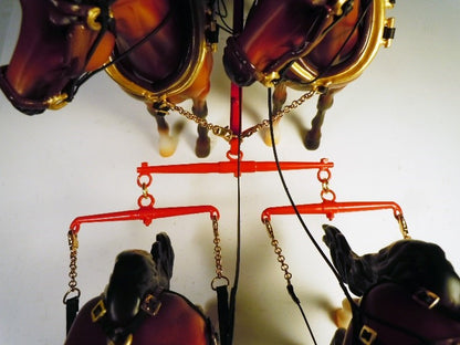 Four Horse Hitch and Harnesses (Horses available but not included)