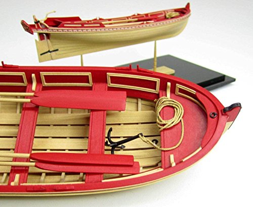 Model Shipways 21ft English Pinnace Wood & Metal Model Ship Kit 1