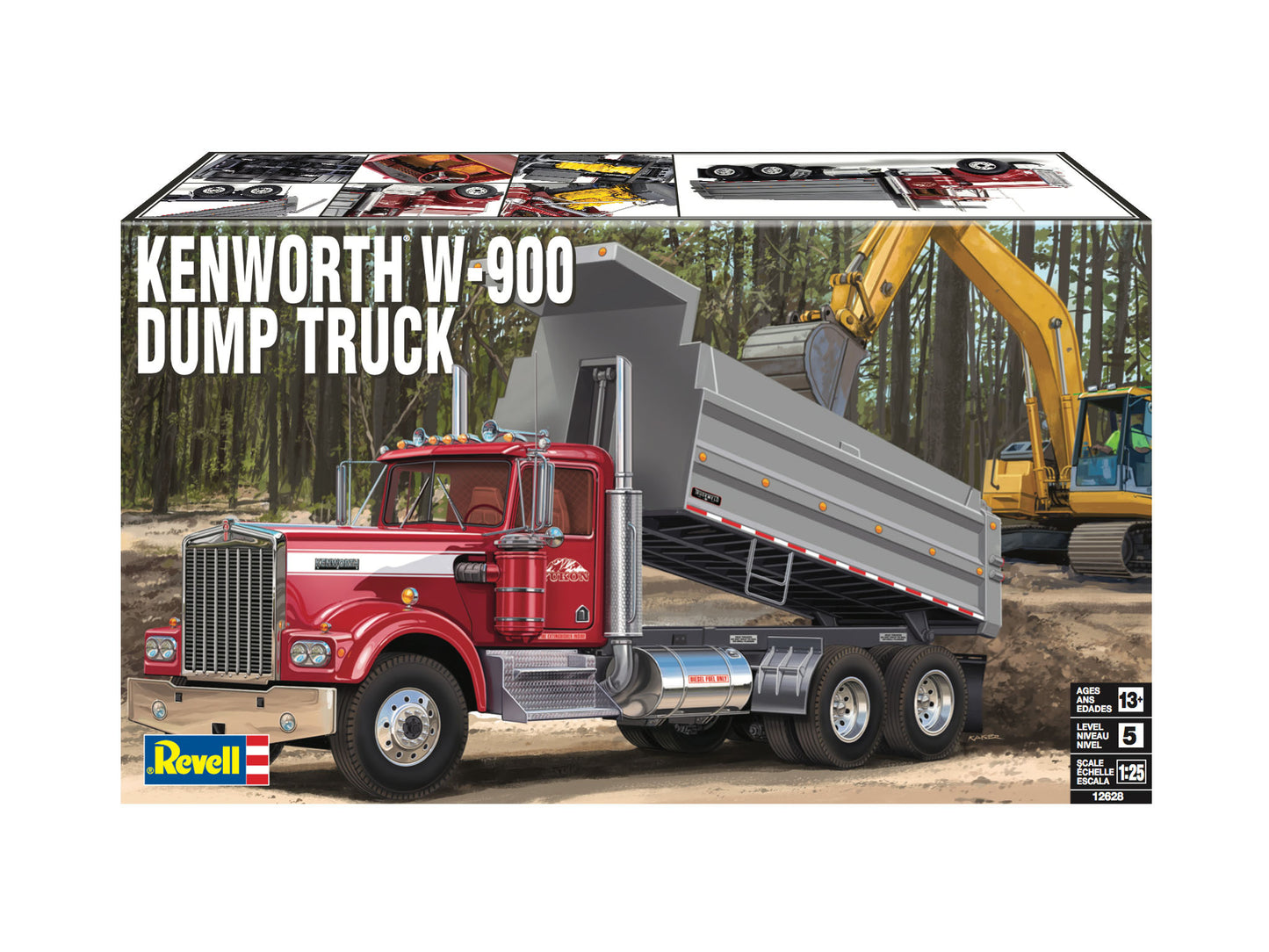 Revell - Kenworth W-900 Dump Truck