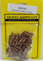 Model Expo - 9/16" (14mm) Walnut Stanchion 40 pcs
