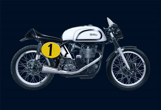 Italeri - Manx 500CC 1951 Single Cylinder Motorcycle 1:9 Scale