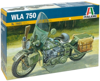 Italeri - 7401 Harley Davidson WLA 750 Motorcycle 1:9 Scale