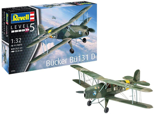 Revell - Bucker Bu -131 Jungmann 1:32 Scale