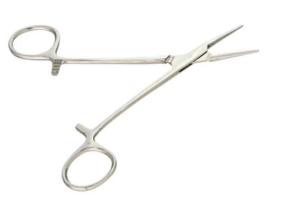 Model Expo - Tools - 5" Straight Forceps - Stainless Steel