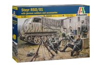Italeri - 1/35 Steyr RSO/01 with German Soldiers and Accessories