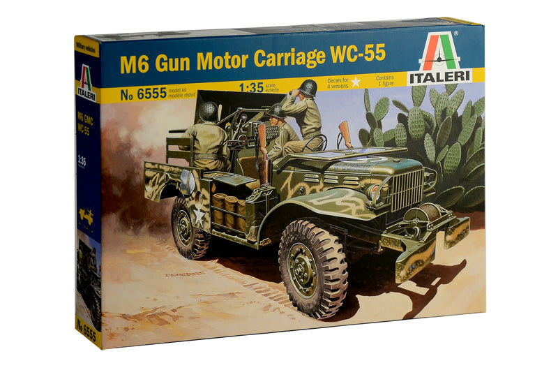Italeri - M6 GUN MOTOR CARRIAGE WC-55 1:35 Scale