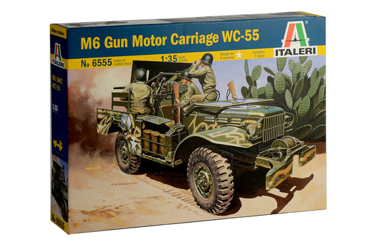 Italeri - M6 GUN MOTOR CARRIAGE WC-55 1:35 Scale