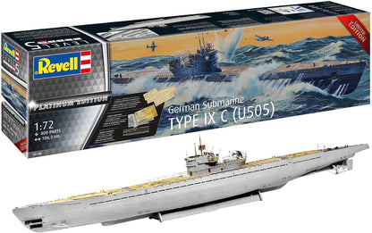 Revell 05180 German Submarine Type IX C (U-505) "Platinum Edition" 1:72