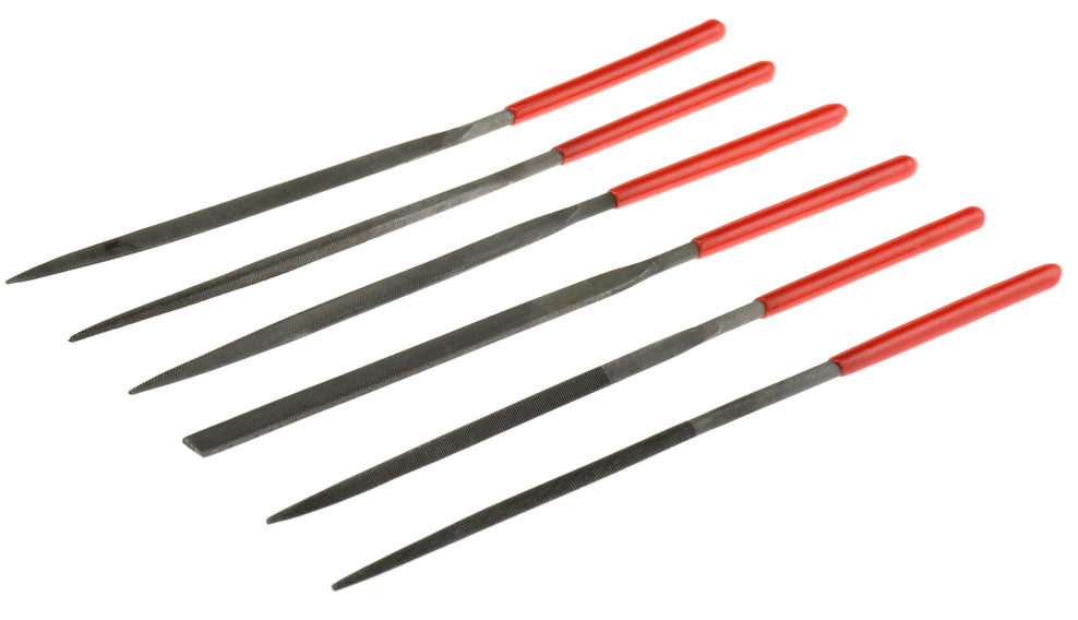 Model Expo - Tools - 6 Pc. Needle File Set - Fine Cut 3 x 140mm