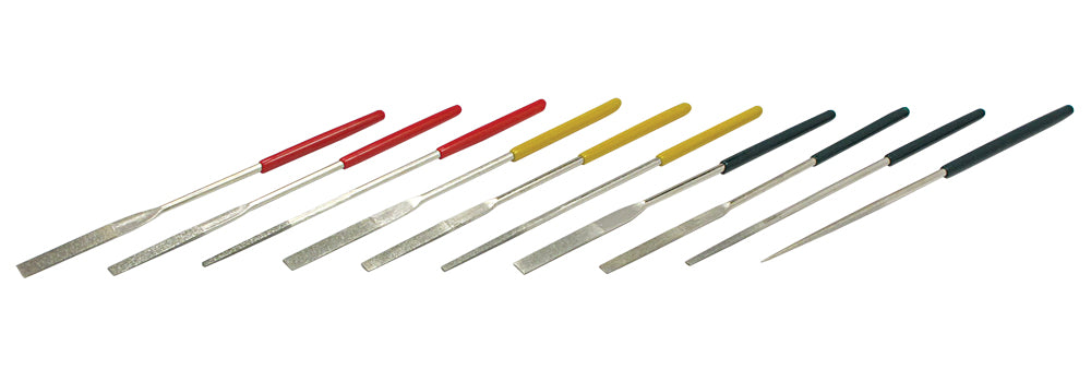 Model Expo - Tools - 5-1/2" 10 Pc. Diamond Needle File Set