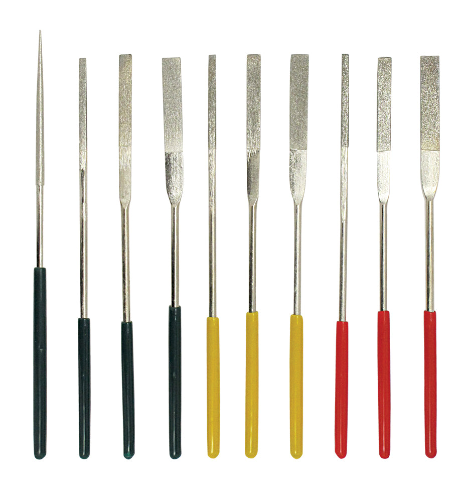 Model Expo - Tools - 5-1/2" 10 Pc. Diamond Needle File Set