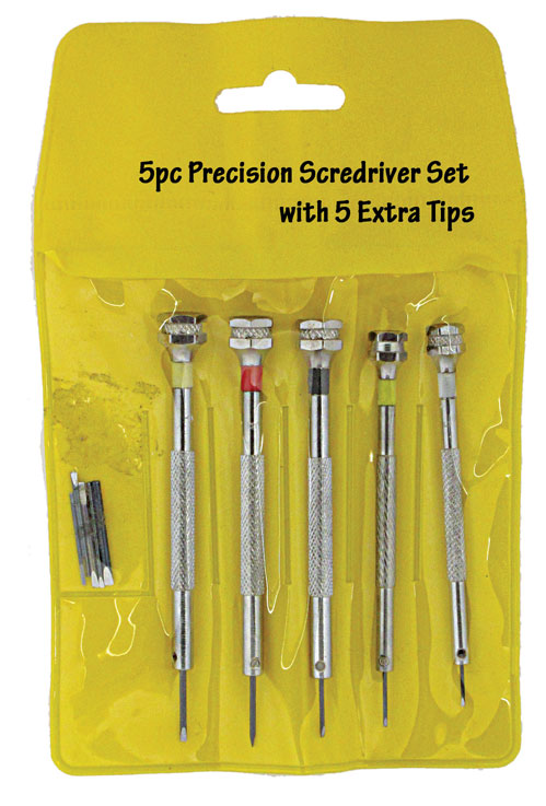 Model Expo - Tools - 5 Pc. Precision Screwdriver Set