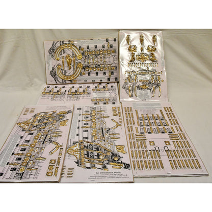 Mantua - 796 Soleil Royale - Scale 1:77 - Plank On Bulkhead - Length 41" (1030 mm)