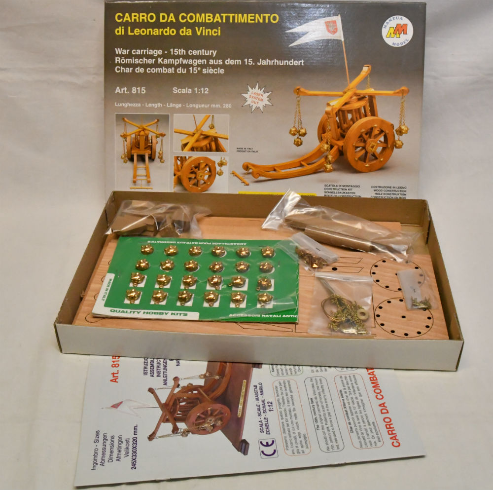 Mantua - 815 Leonardo Da Vinci's Revolving Mace 1:12 Scale