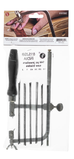 Sona Professional Jeweler's Saw with 144 Assorted Saw Blades