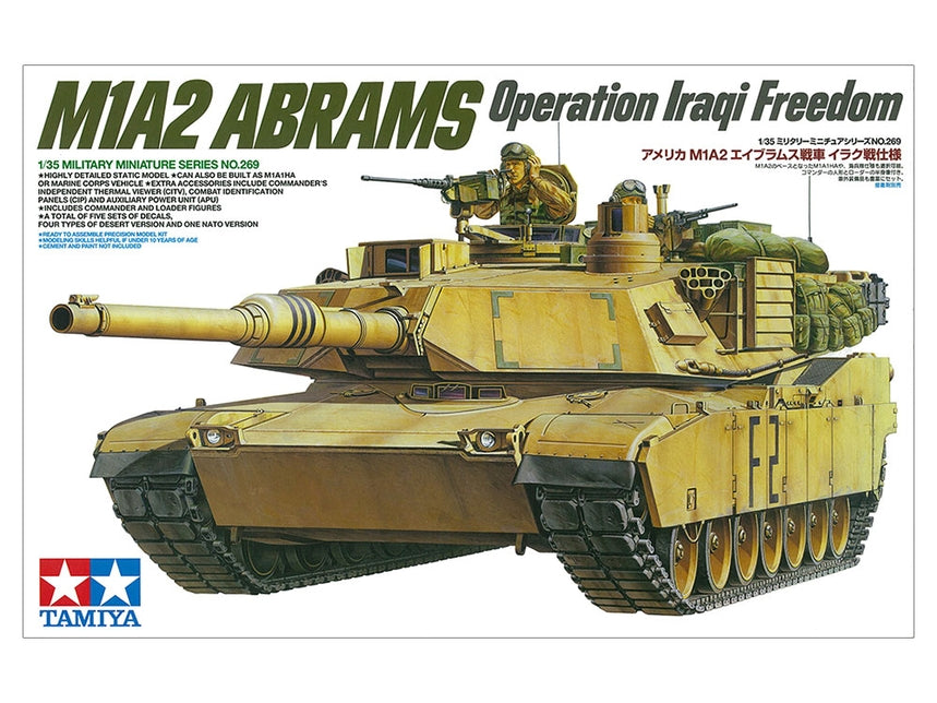 Tamiya - M1A2 ABRAMS MAIN BATTLE TANK 1:35 Scale