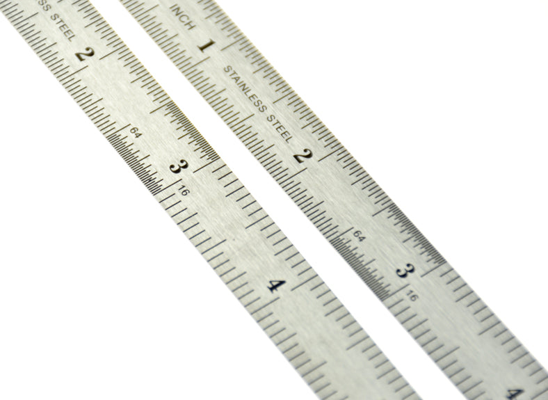Model Expo - Tools - 6" Steel Ruler Set of 2 - 1/2" Wide
