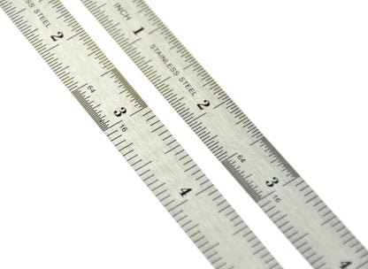 Model Expo - Tools - 6" Steel Ruler Set of 2 - 1/2" Wide