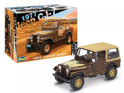Revell - Level 5 Model Kit 1977 Jeep CJ-7 2-in-1 Kit 1/24