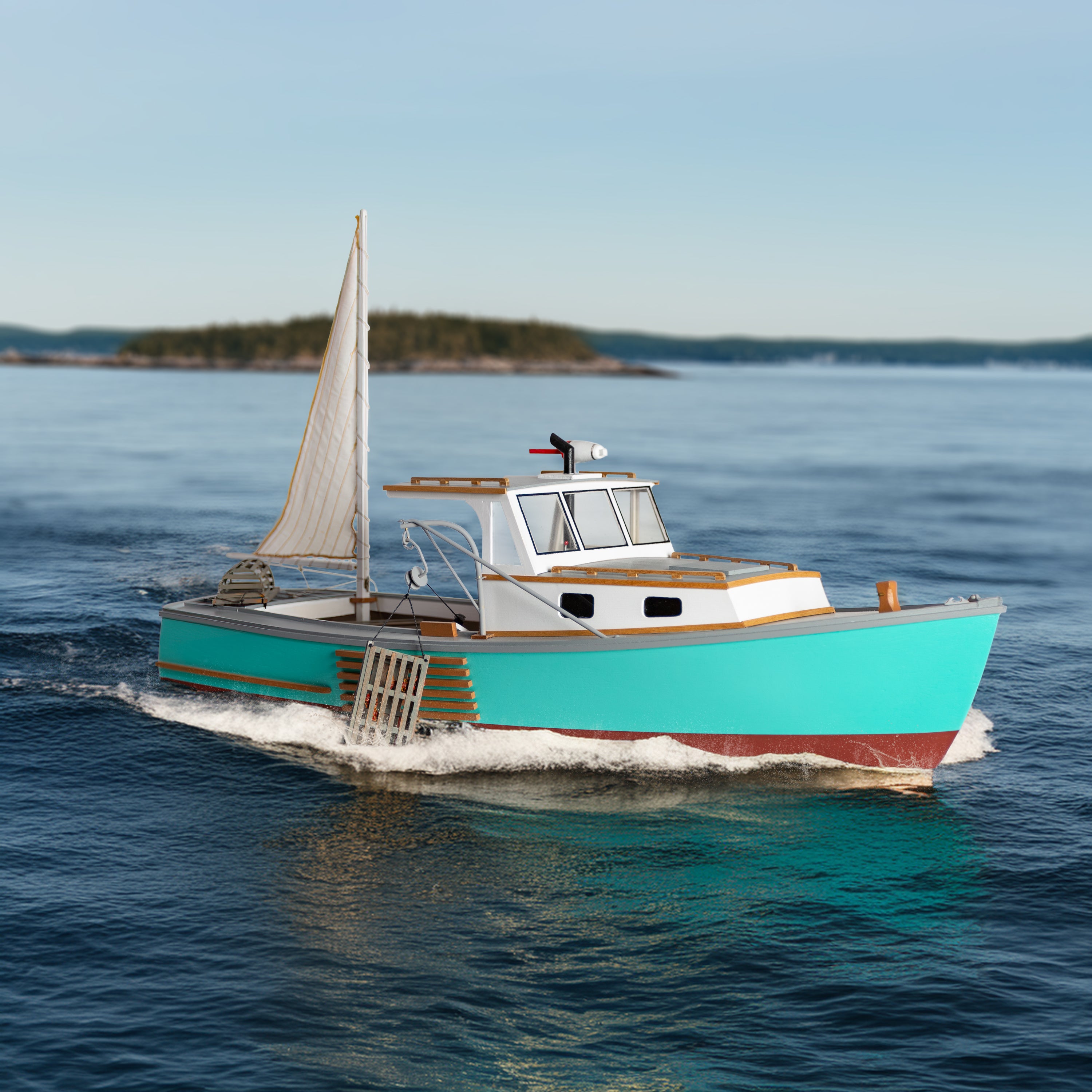 Midwest - Maine Lobster Boat 1:16 (RC Compatible) – Model Expo Online
