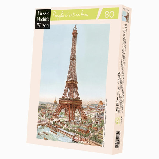 Michele Wilson Puzzles - LA TOUR EIFFEL, 80 pcs