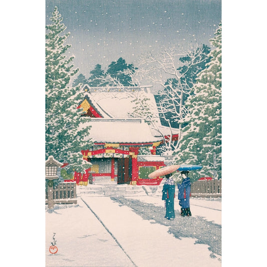Michele Wilson Puzzles - SNOW IN HIE-JINJA TOKYO - (500)