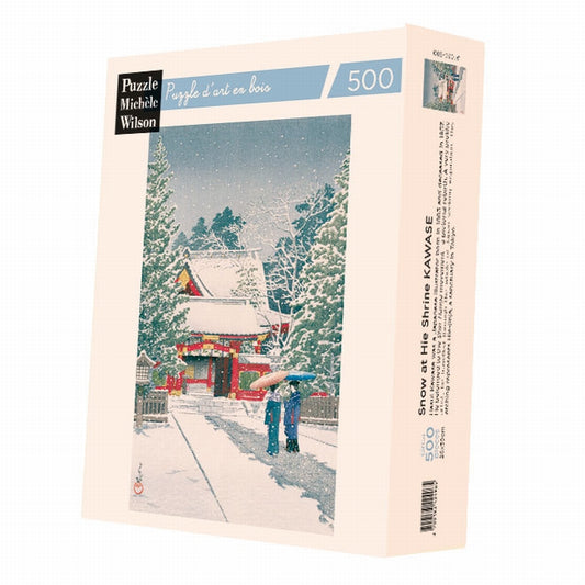 Michele Wilson Puzzles - SNOW IN HIE-JINJA TOKYO - (500)