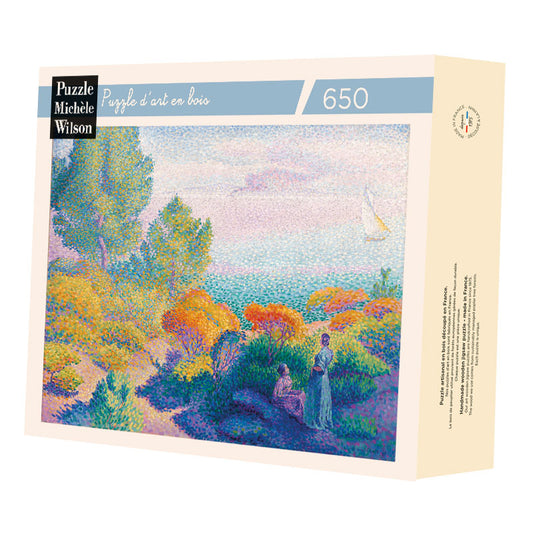 Michele Wilson Puzzles - DEUX FEMMES AU BORD DE LA MER - (650)