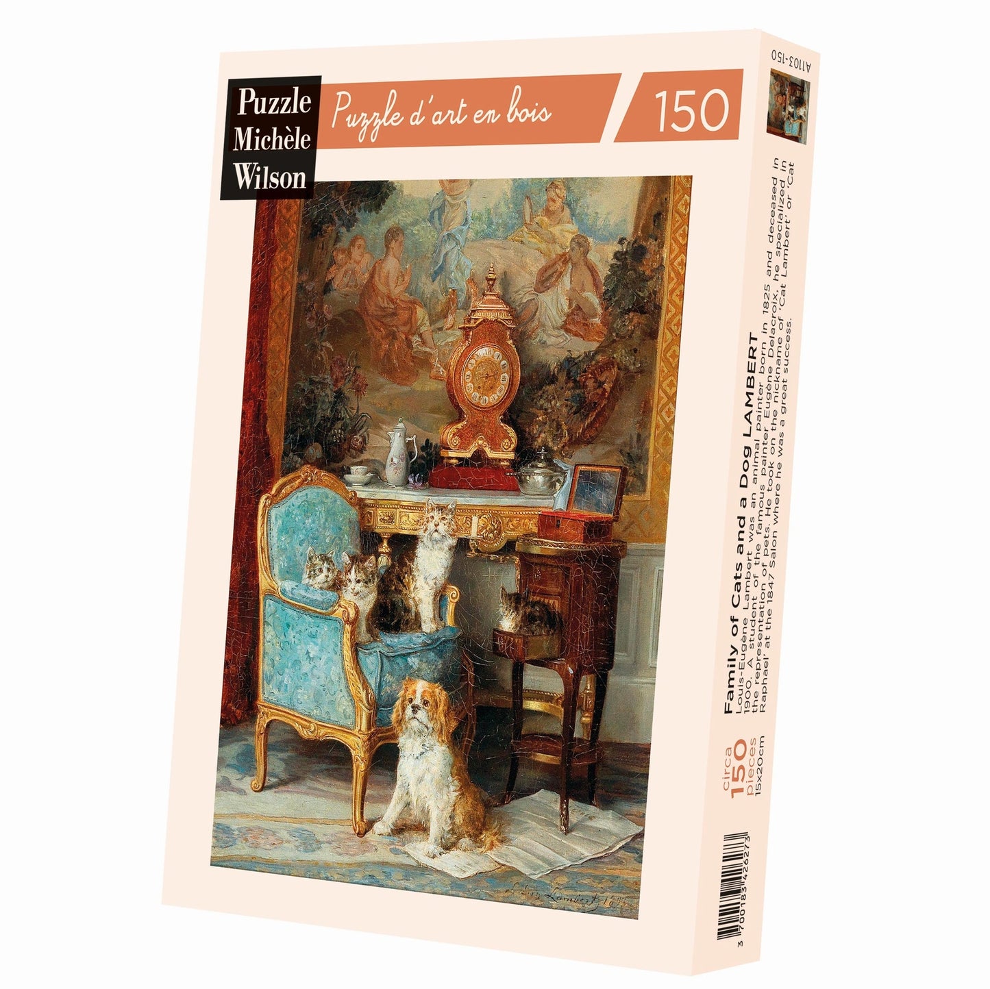 Michele Wilson Puzzles - FAMILY OF CATS AND A DOG - (150)